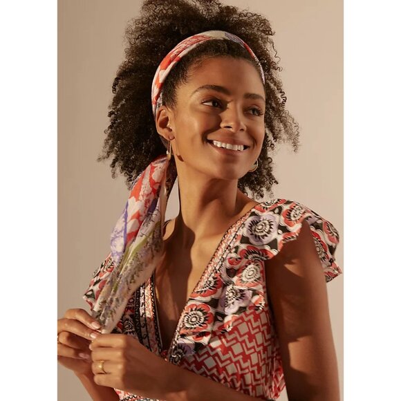 NWT Anthropologie Beaded & Embroidered Flutter Sleeve Mini Dress 8 - Picture 2 of 8